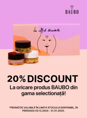 Baubo 20% Reducere Decembrie-Ianuarie