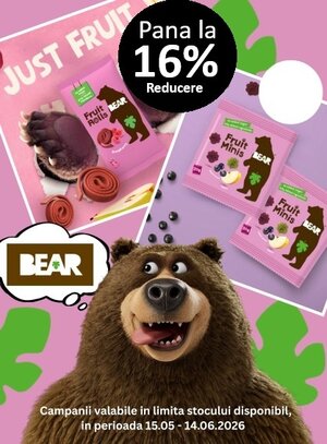 Bear Pana la 16% Reducere Mai-Iunie