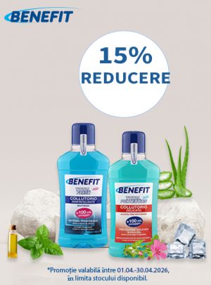 Benefit 15% Reducere Aprilie