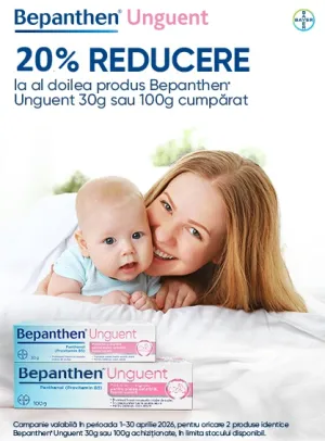 Bepanthen 1+20% Reducere la al doilea Aprilie