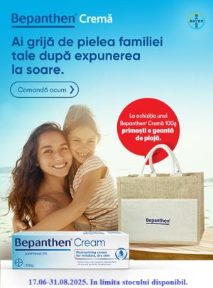 Bepanthen Produs Bonus Iunie-August