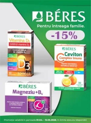 Beres 15% Reducere Aprilie-Mai