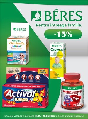 Beres 15% Reducere Mai-Iunie