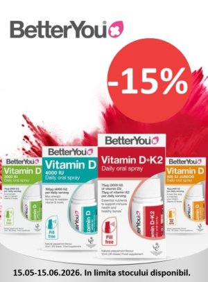 BetterYou 15% Reducere Mai-Iunie