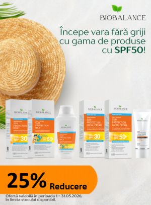 Bio Balance Sun Protection 25% Reducere Mai