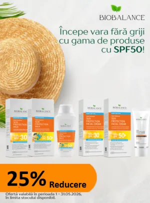 Bio Balance Sun Protection 25% Reducere Mai