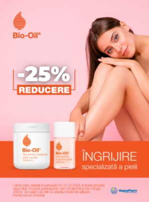 Bio Oil 25% Reducere Decembrie 