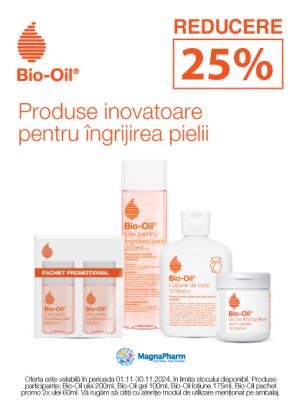 Bio Oil 25% Reducere Noiembrie 