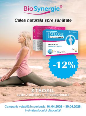 Bio Synergie Steosil 12% Reducere Aprilie