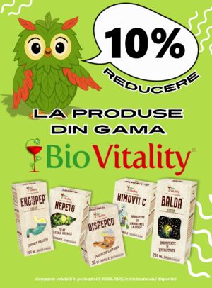 Bio Vitality 10% Reducere Iunie