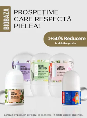 Biobaza 1+50% Reducere la al 2-lea  Aprilie