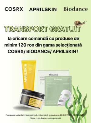 Biodance + Cosrx + Aprilskin Transport Gratuit Iunie