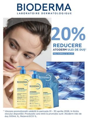 Bioderma Atoderm 20% Reducere Aprilie