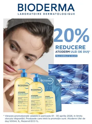 Bioderma Atoderm 20% Reducere Aprilie