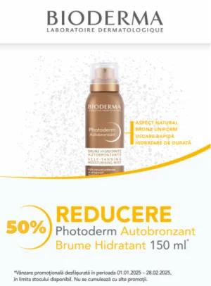 Bioderma Photoderm 50% Reducere Ianuarie - Februarie 