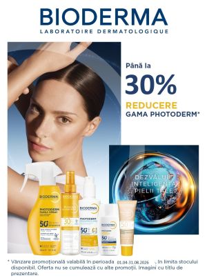 Bioderma Photoderm Pana la 30% Reducere Aprilie- August