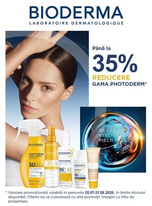Bioderma Photoderm Pana la 35% Reducere Iulie-August