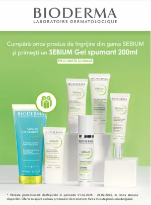 Bioderma Sebium Produs Bonus Februarie