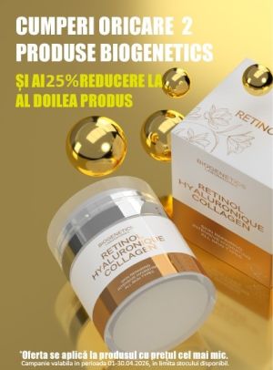 Biogenetics 1+25% Reducere la al 2-lea Aprilie