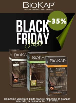 Biokap 35% Reducere Black Friday 2025