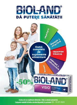 Bioland Visio 50% Reducere Iulie