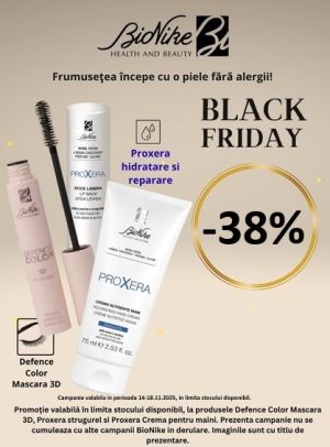 Bionike 38%  Reducere Black Friday 2025