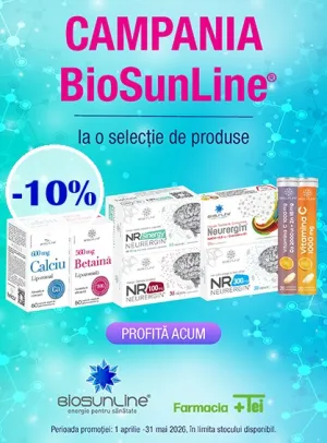 Biosunline 10% Reducere Aprilie