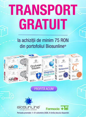 Biosunline Transport Gratuit Octombrie