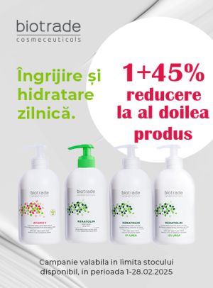 Biotrade 1+45% Reducere La Al Doilea Produs Februarie