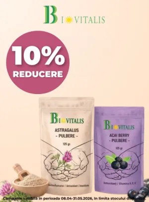 Biovitalis 10% Reducere Aprilie-Mai