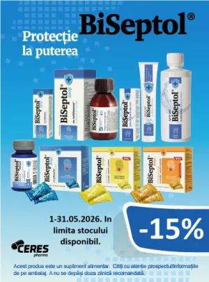 Biseptol 15% Reducere Mai