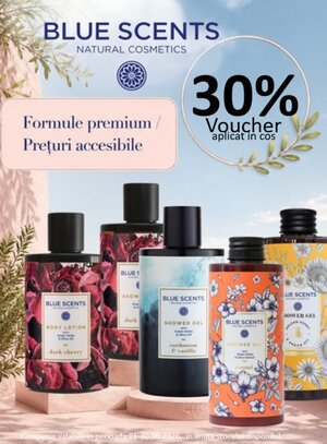 Blue Scents 30% Voucher aplicat in cos Iunie
