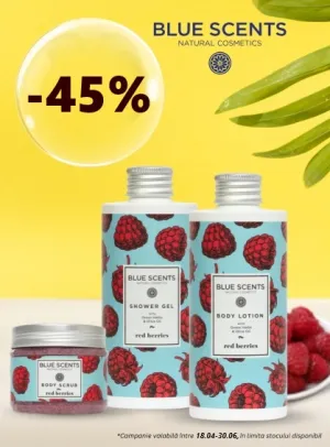 Blue Scents 45% Reducere Aprilie-Iunie