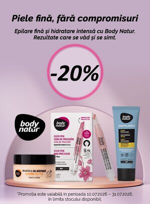 Body Natur 20% Reducere Iulie