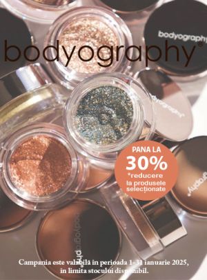 Bodyography Pana la 30% Reducere Ianuarie 