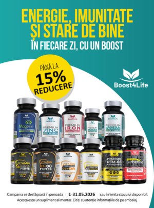 Boost4Life Pana la 15% Reducere Mai