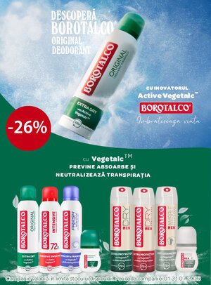 Borotalco 26% Reducere Iulie