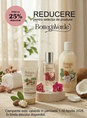 Bottega Verde Pana La 25% Reducere Aprilie