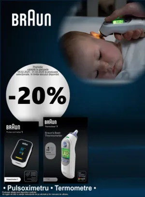 Braun 20% Reducere Februarie-Martie