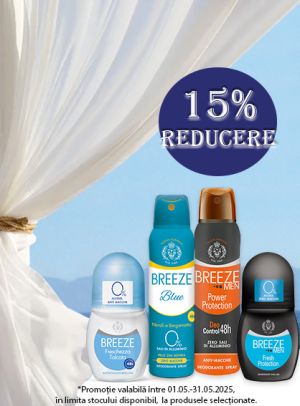 Breeze 15% Reducere Mai