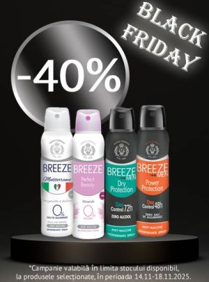 Breeze 40% Reducere Black Friday 2025