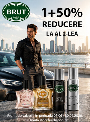 Brut 1+50% Reducere la al 2-lea Iunie