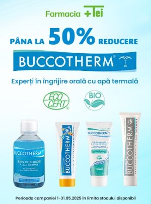 Buccotherm Pana la 50% Reducere Mai