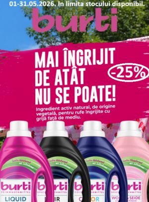 Burti 20% Reducere Mai
