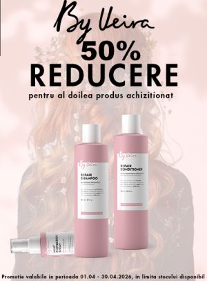 By Veira 1+50% Reducere la al doilea Aprilie