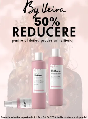 By Veira 1+50% Reducere la al doilea Aprilie