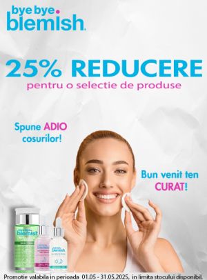 Bye Bye Blemish 25% Reducere Mai
