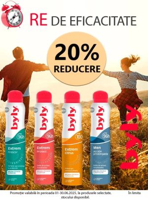Byly 20% Reducere Iunie