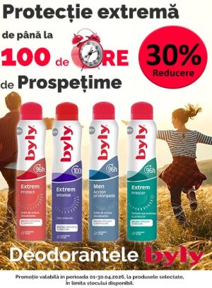 Byly 30% Reducere Aprilie