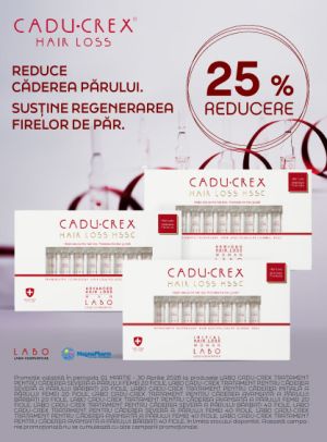 Cadu Crex 25% Reducere Martie-Aprilie
